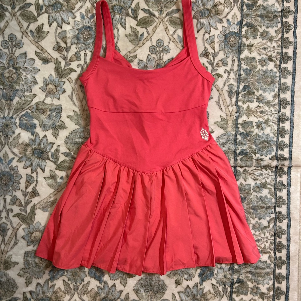 FP Movement by Free People Coral Pink Mini Dress